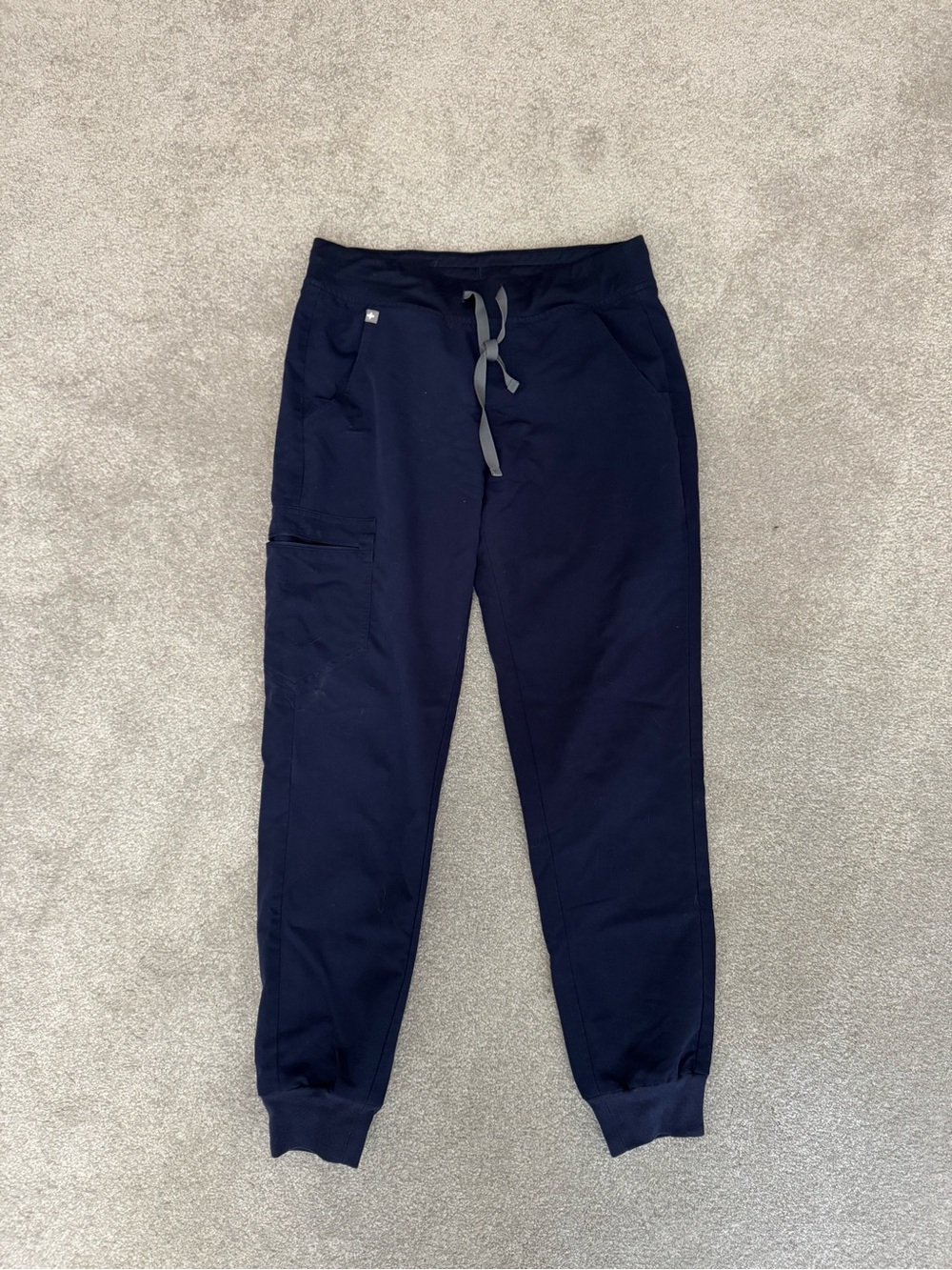 Figs Navy Women's Jogger Sweatpants with Drawstring